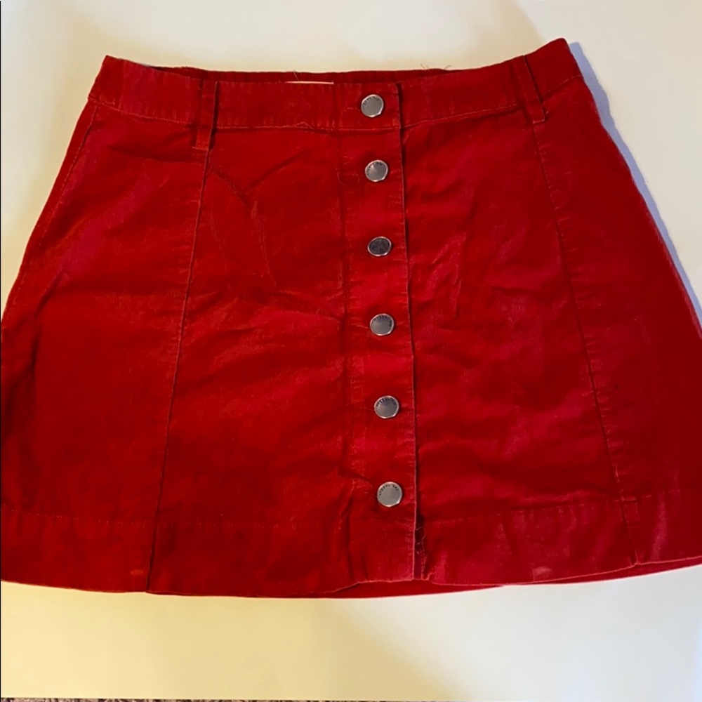 red cooper key skirt